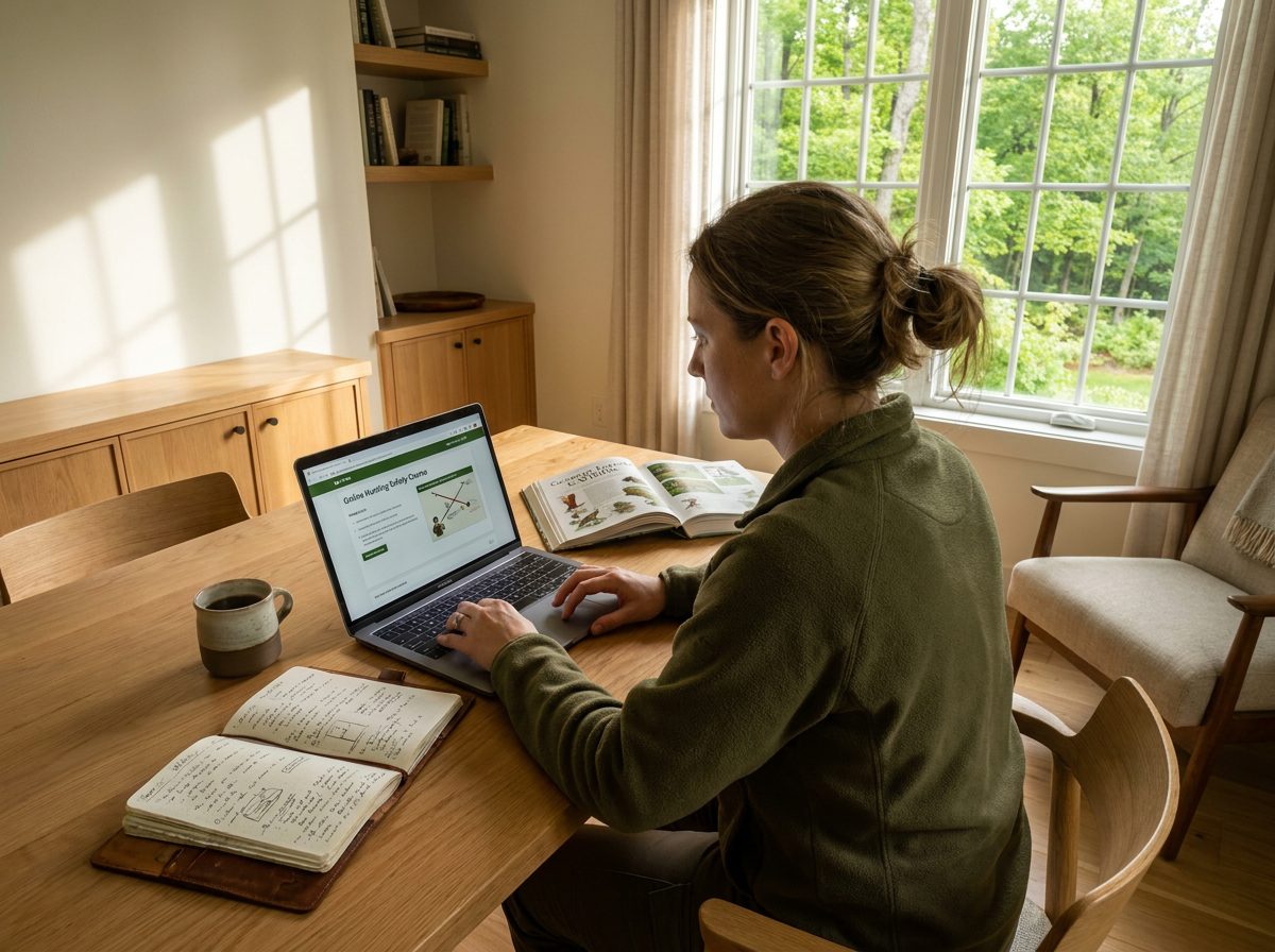 Frau am Laptop beim Online-Lernen